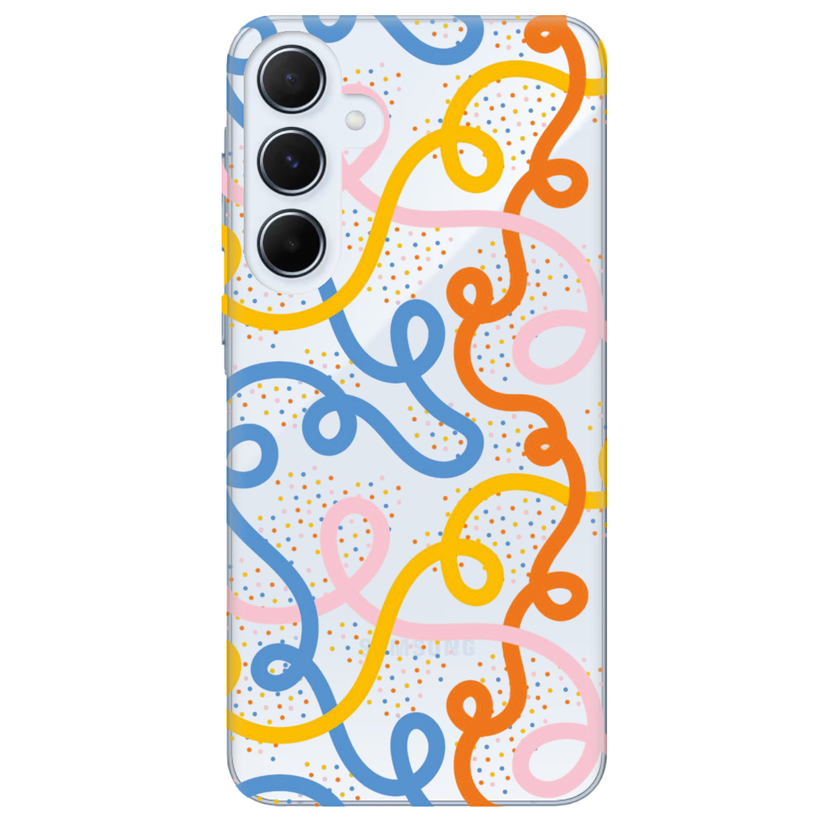 Чехол для Samsung Galaxy A55 Кольоровий завиток - фото 1 - Чехлы для телефонов