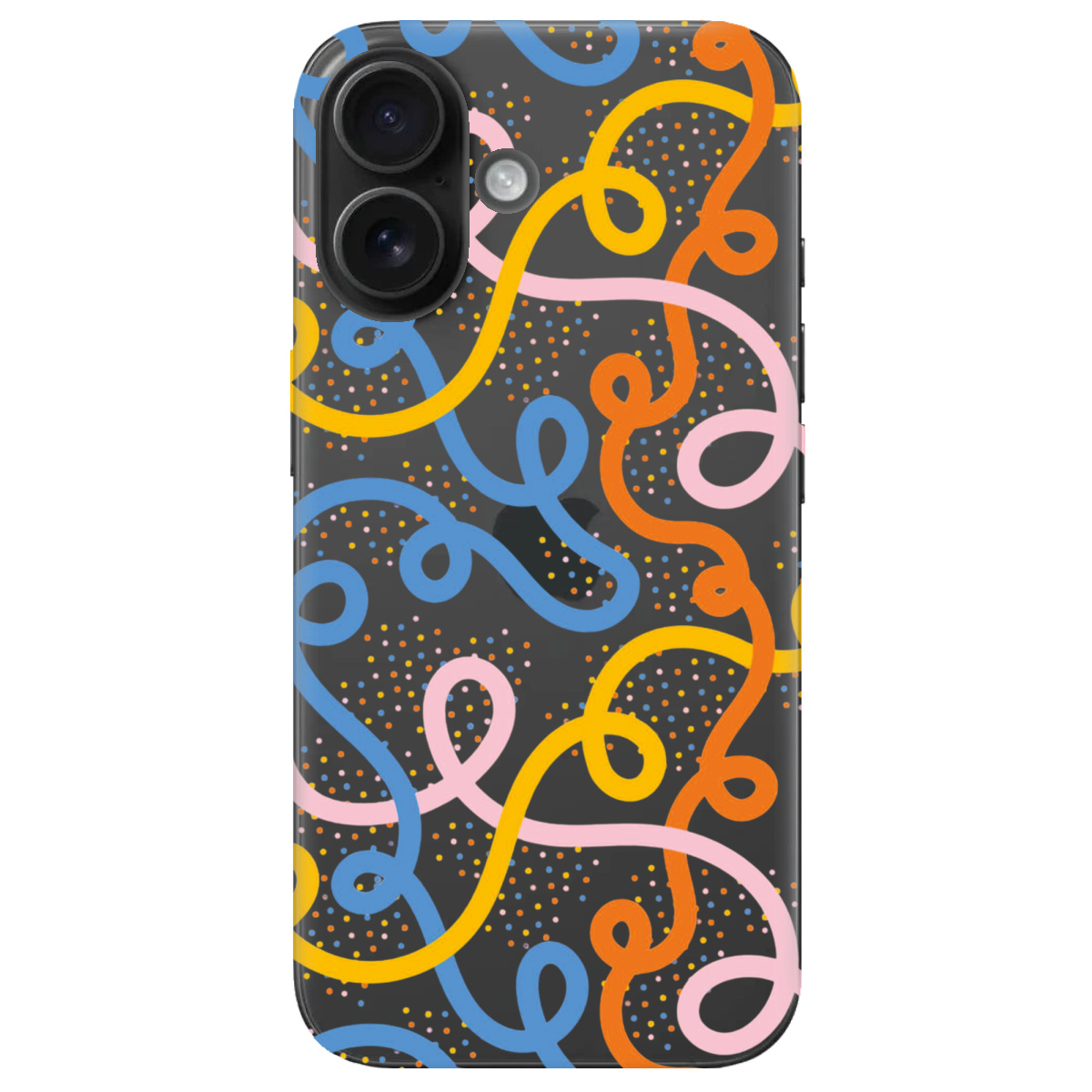 Чехол для Apple iPhone 16 Plus Кольоровий завиток - фото 1 - Чехлы для телефонов