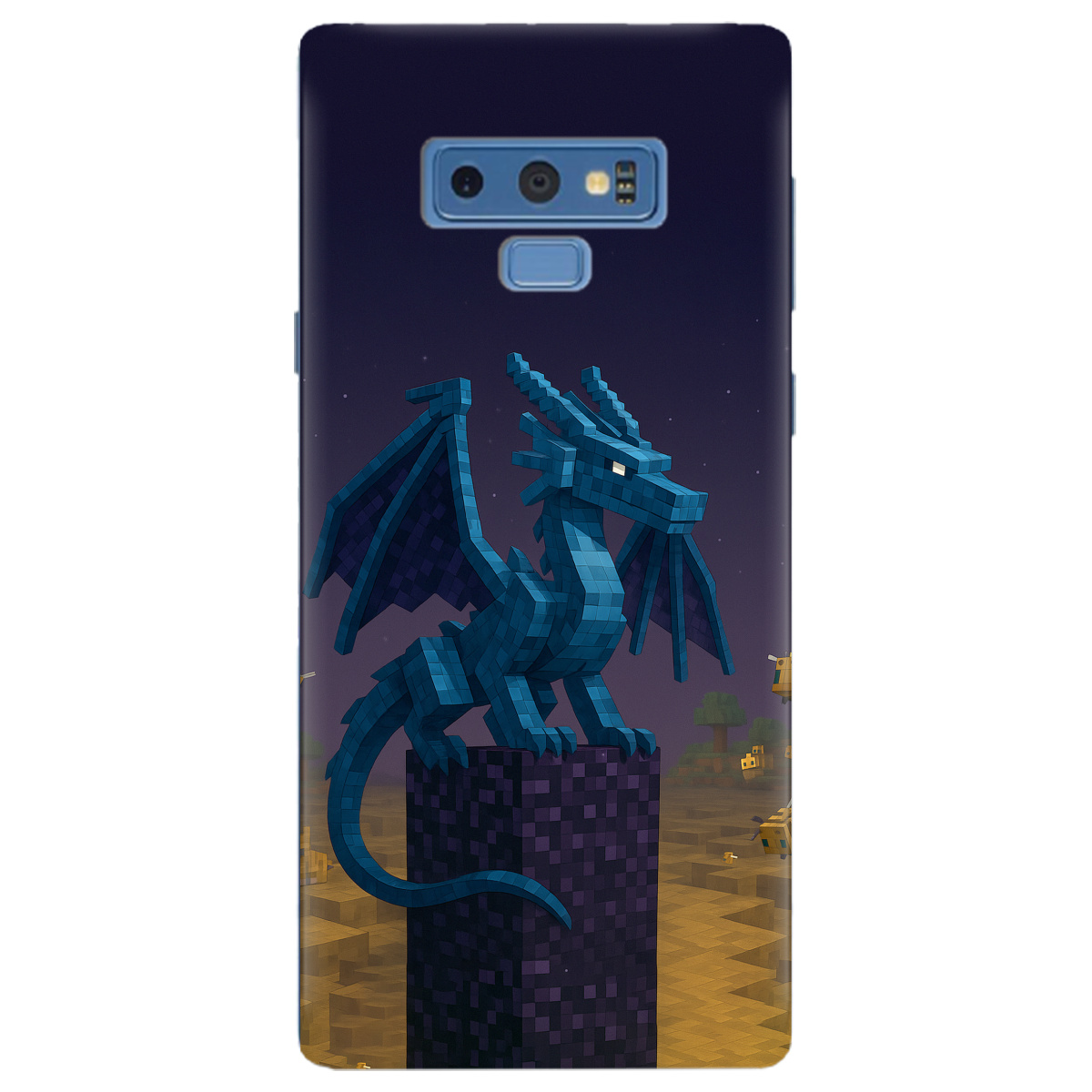 Чехол для Samsung Galaxy Note 9 Дракон Краю Майнкрафт - фото 1 - Чехлы для телефонов