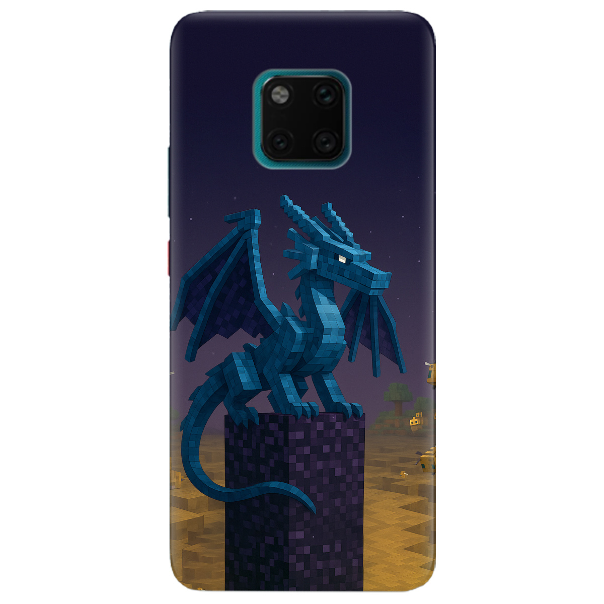 Чехол для Huawei Mate 20 Pro Дракон Краю Майнкрафт - фото 1 - Чехлы для телефонов