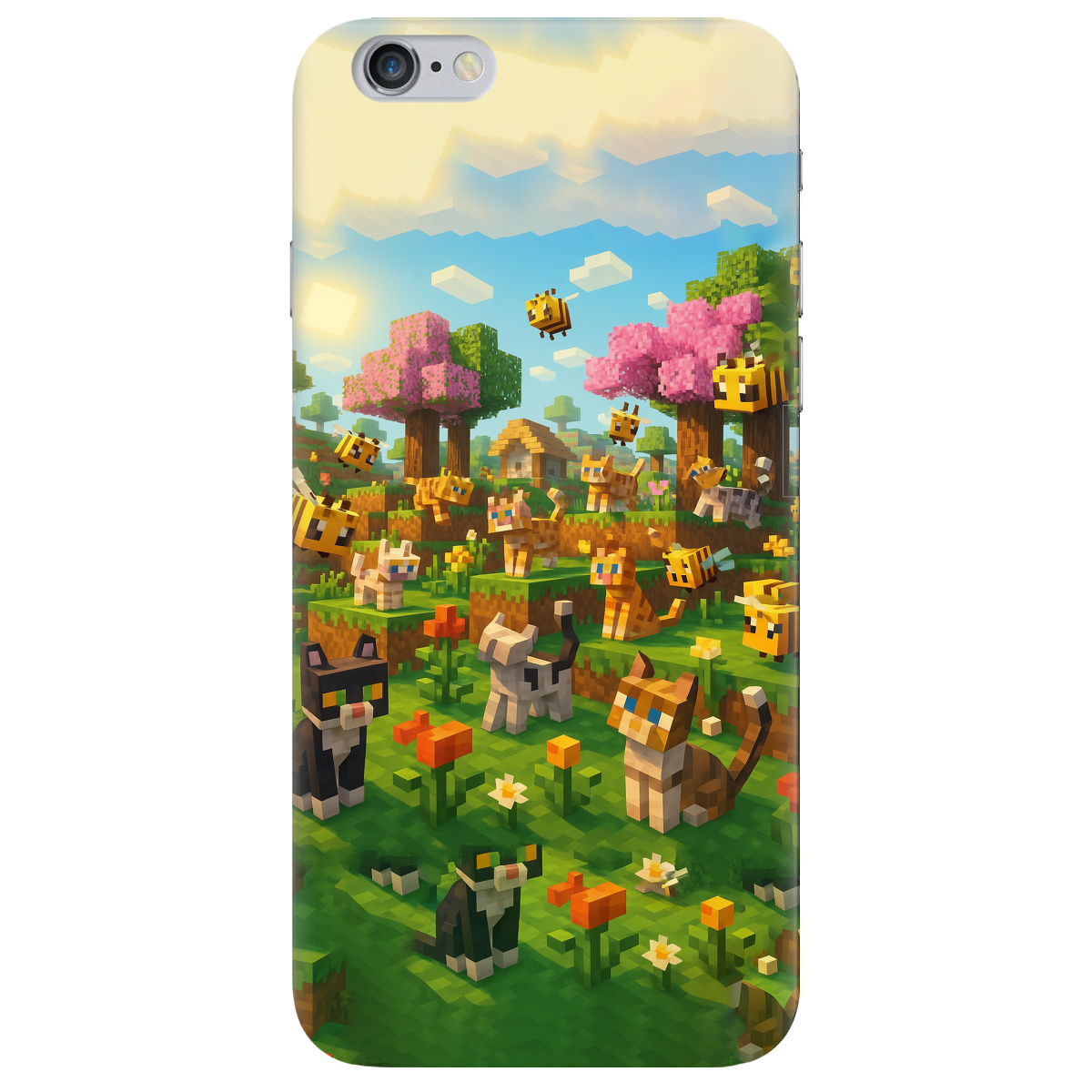 Чехол для Apple iPhone 6 Plus / 6S Plus Піксельні герої - фото 1 Чехол для Apple iPhone 6 Plus / 6S Plus Піксельні герої - фото 1 - Чехлы для телефонов