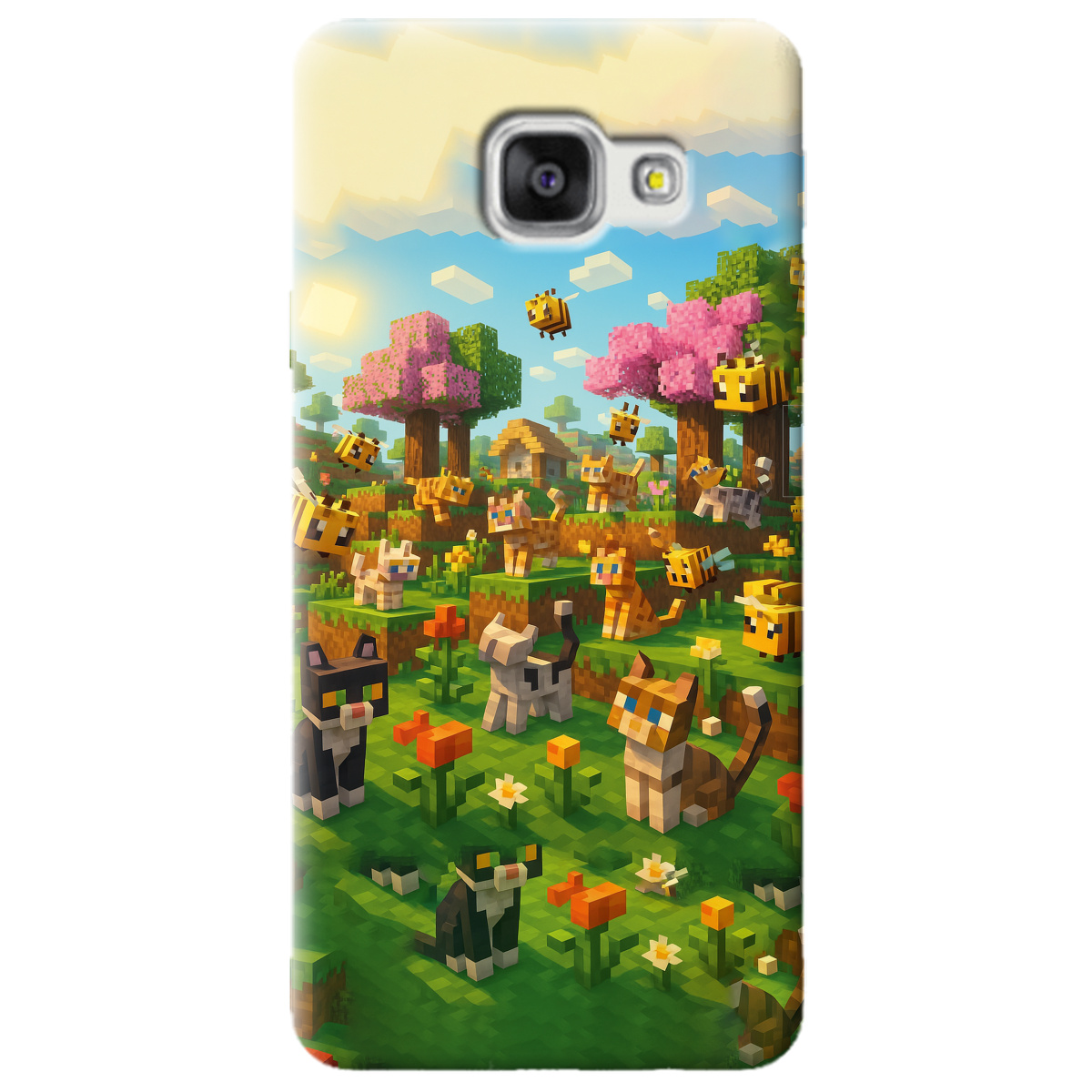 Чехол для Samsung Galaxy A3 2016 Піксельні герої - фото 1 - Чехлы для телефонов