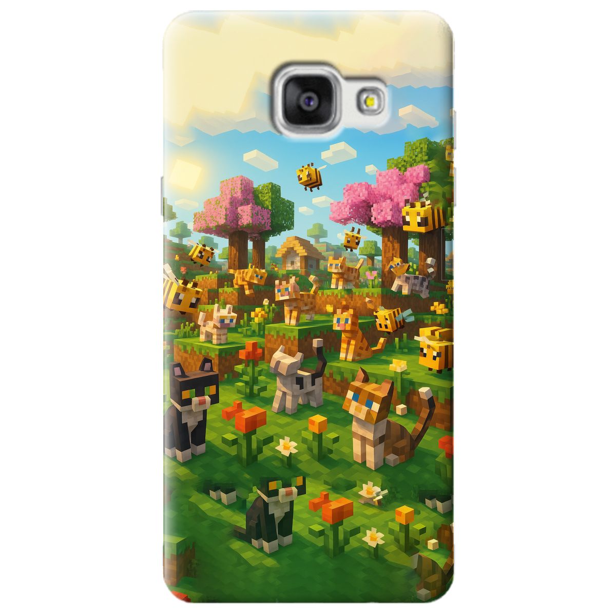 Чехол для Samsung Galaxy A5 2016 Піксельні герої - фото 1 - Чехлы для телефонов