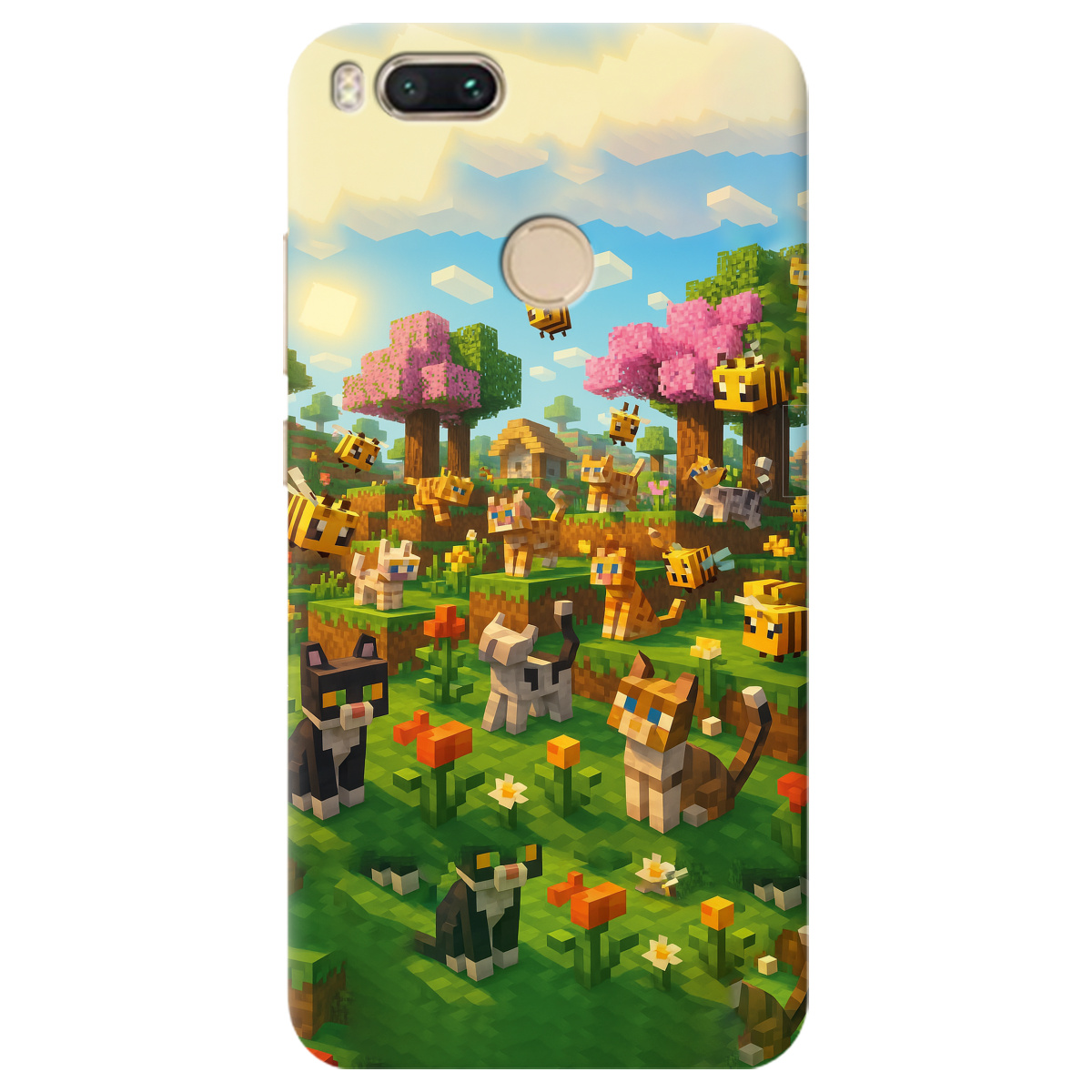 Чехол для Xiaomi Mi A1 Піксельні герої - фото 1 - Чехлы для телефонов