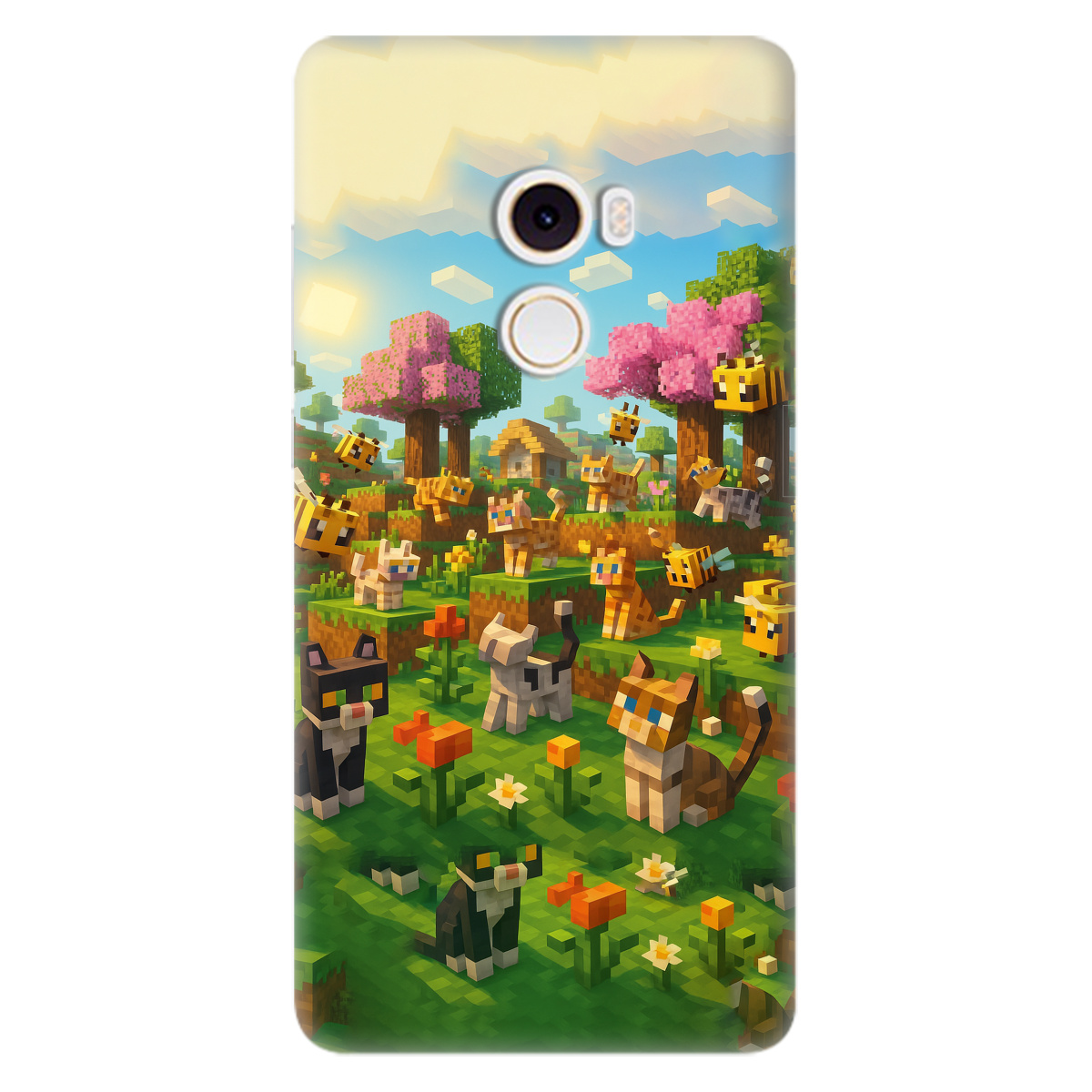 Чохол для Xiaomi Mi Mix 2 Піксельні герої - фото 1 - Чохли для телефонів