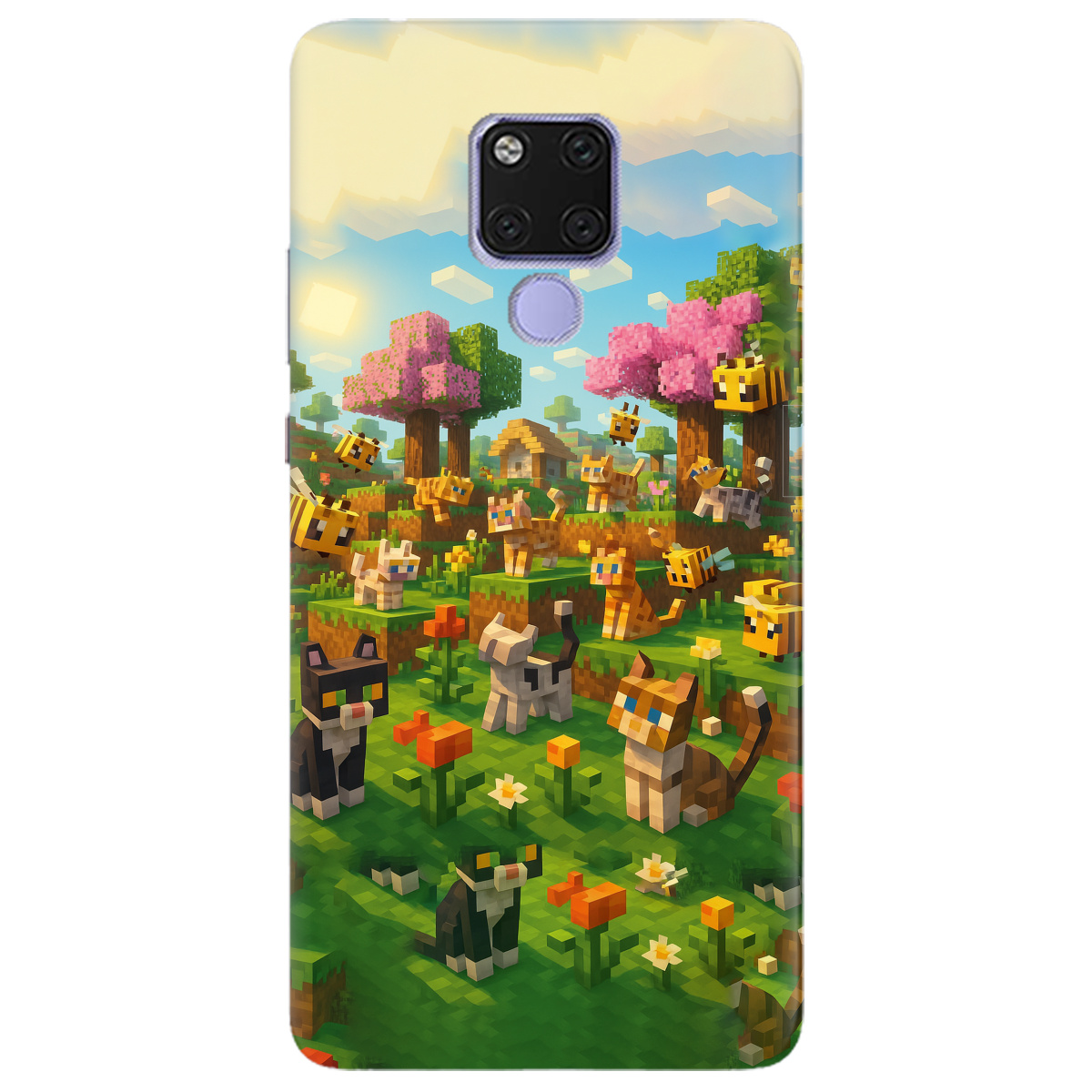 Чохол для Huawei Mate 20 Піксельні герої - фото 1 - Чохли для телефонів