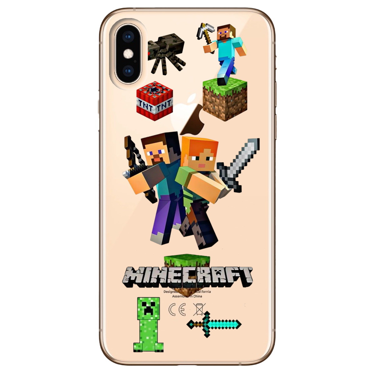 Чехол для Apple iPhone X Піксельна пригода - фото 1 - Чехлы для телефонов