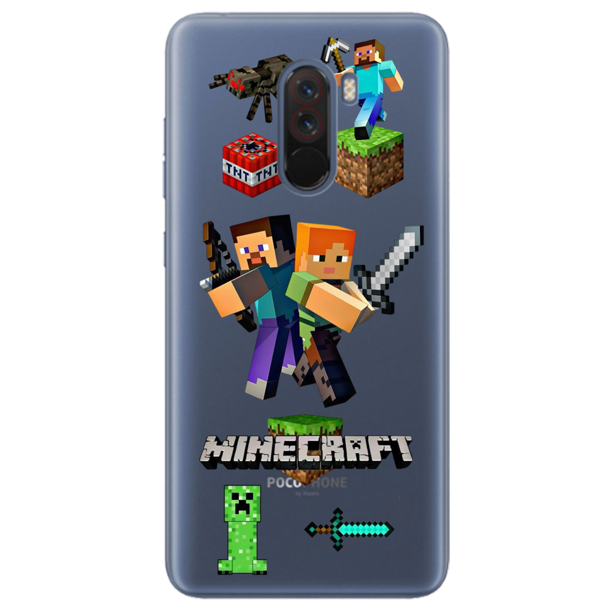 Чехол для Xiaomi Pocophone F1 Піксельна пригода - фото 1 - Чехлы для телефонов