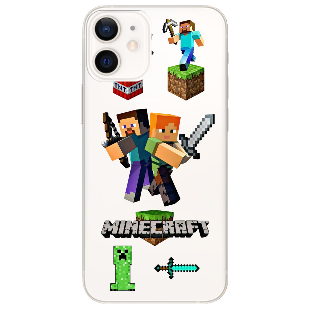 Чехол для Apple iPhone 12 Піксельна пригода - фото 1 - Чехлы для телефонов