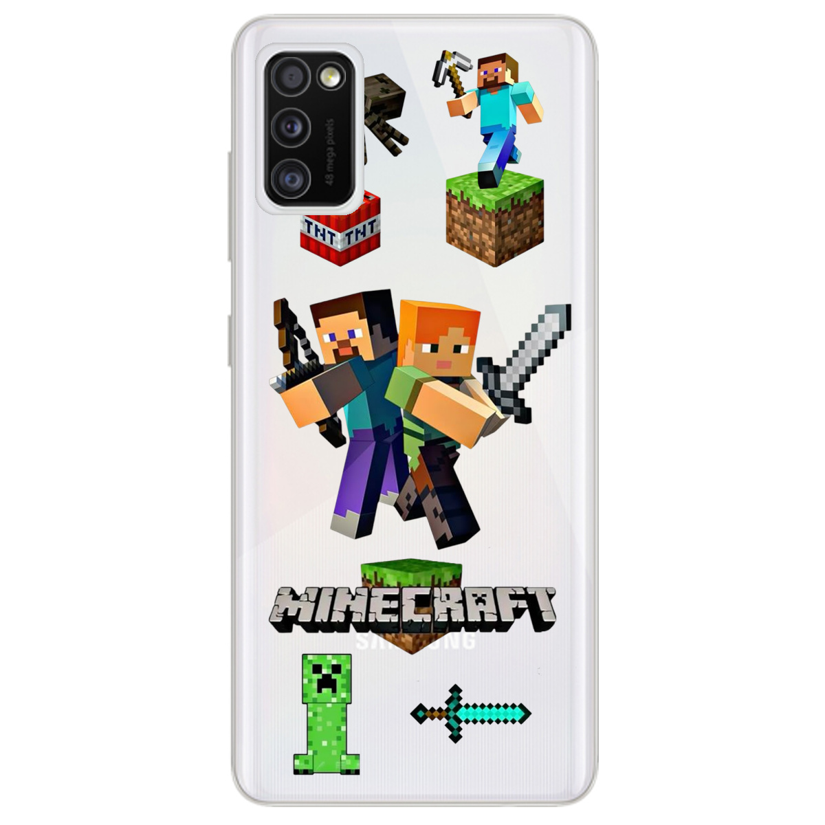 Чехол для Samsung Galaxy A41 Піксельна пригода - фото 1 Чехол для Samsung Galaxy A41 Піксельна пригода - фото 1 - Чехлы для телефонов