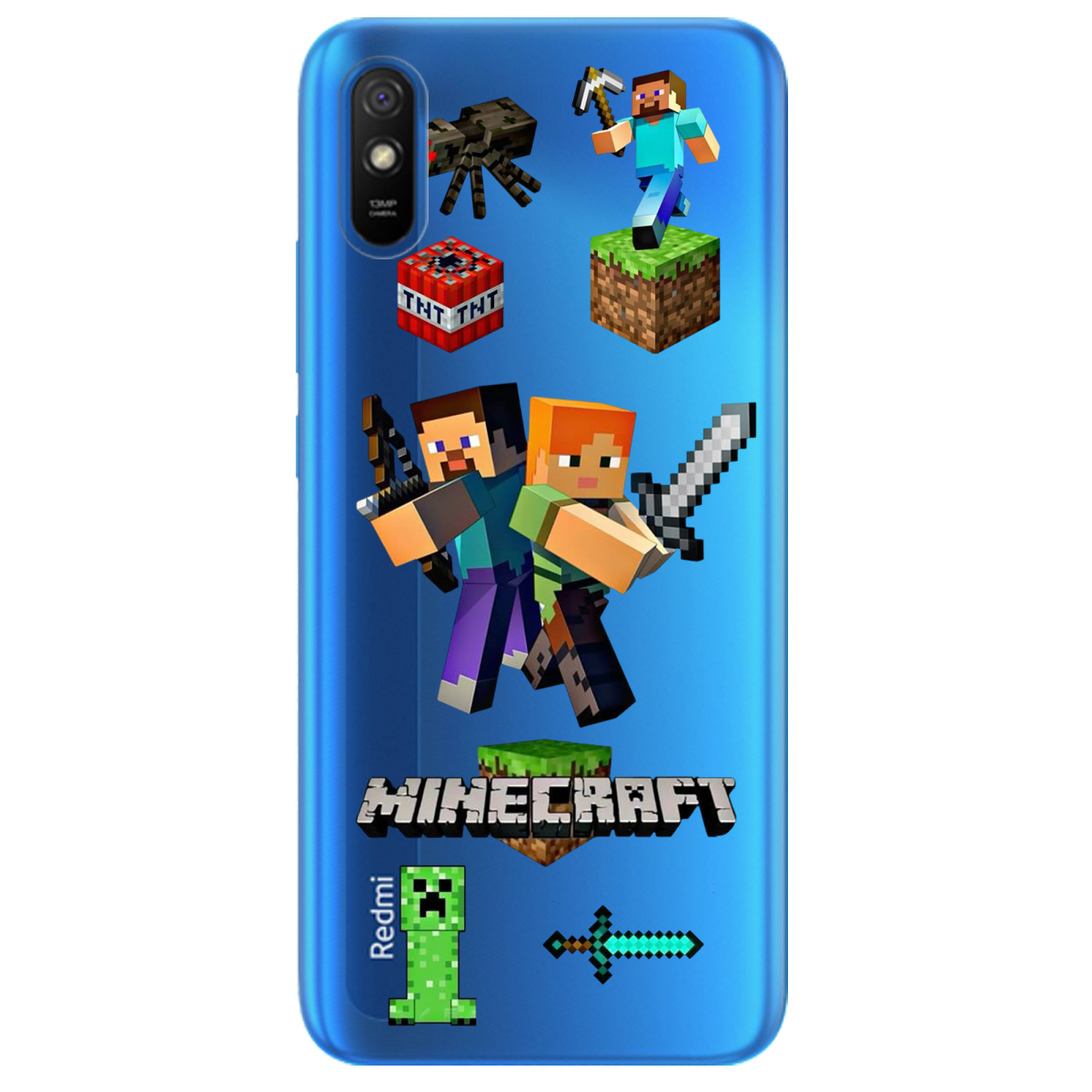 Чехол для Xiaomi Redmi 9A Піксельна пригода - фото 1 Чехол для Xiaomi Redmi 9A Піксельна пригода - фото 1 - Чехлы для телефонов