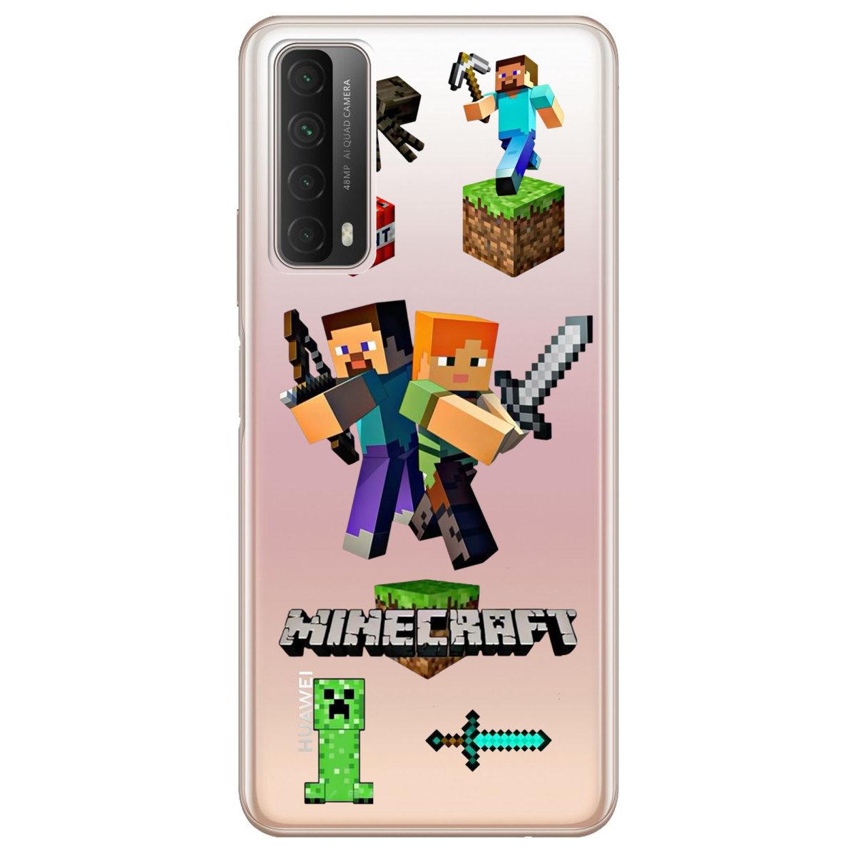 Чехол для Huawei P Smart 2021 Піксельна пригода - фото 1 Чехол для Huawei P Smart 2021 Піксельна пригода - фото 1 - Чехлы для телефонов