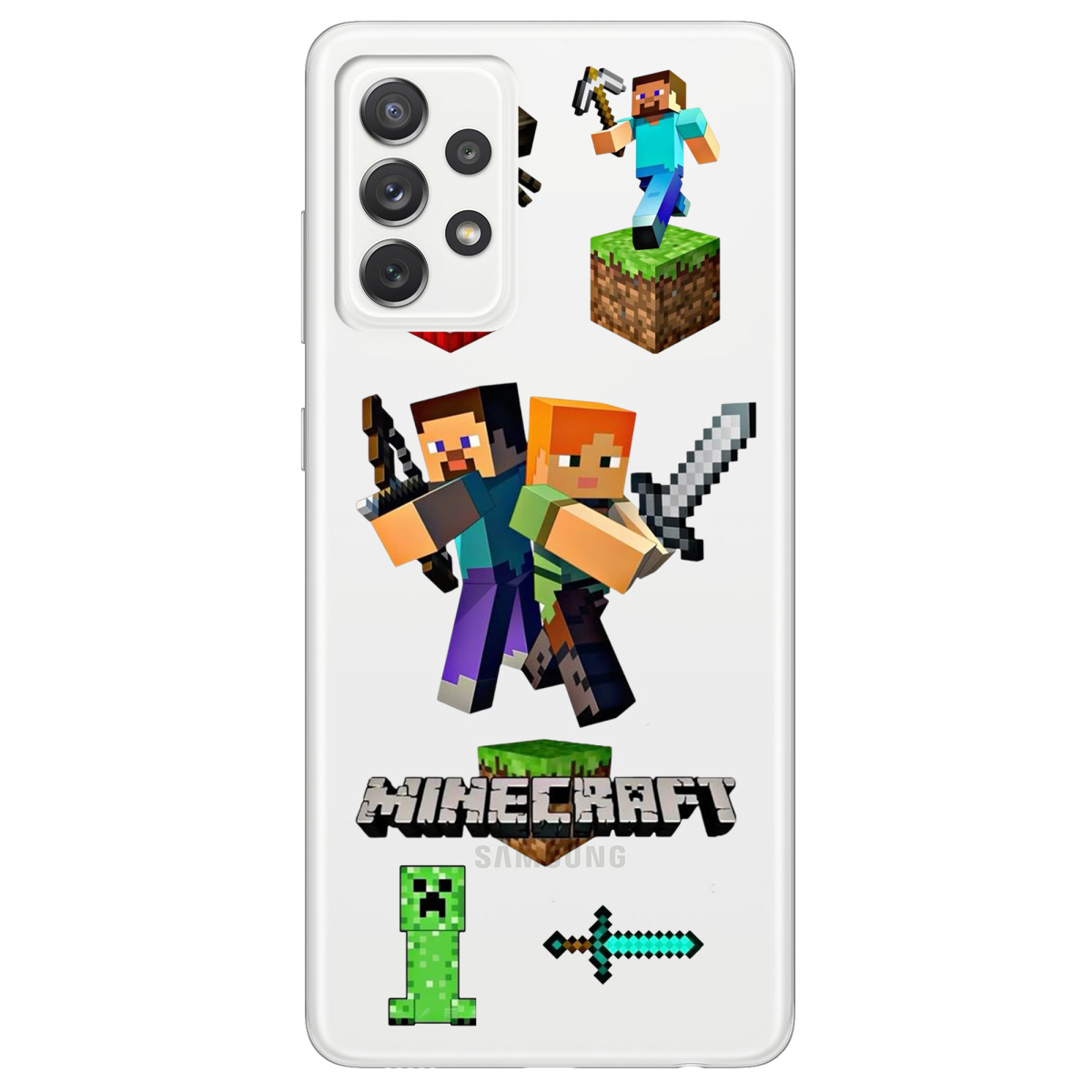 Чохол для Samsung Galaxy A72 Піксельна пригода - фото 1 - Чохли для телефонів