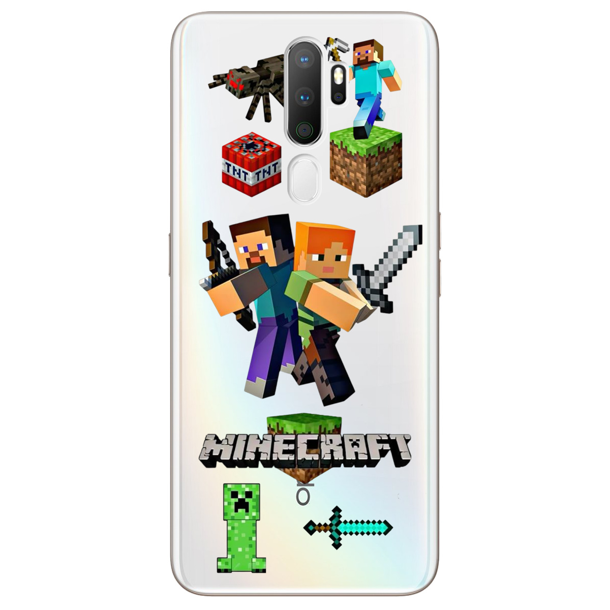 Чохол для Oppo A5 2020/A9 2020 Піксельна пригода - фото 1 - Чохли для телефонів