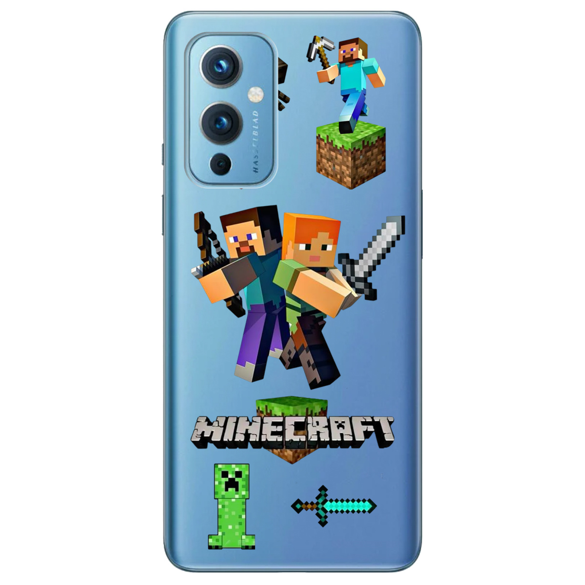 Чохол для OnePlus 9 (азіатська версія) Піксельна пригода - фото 1 - Чохли для телефонів