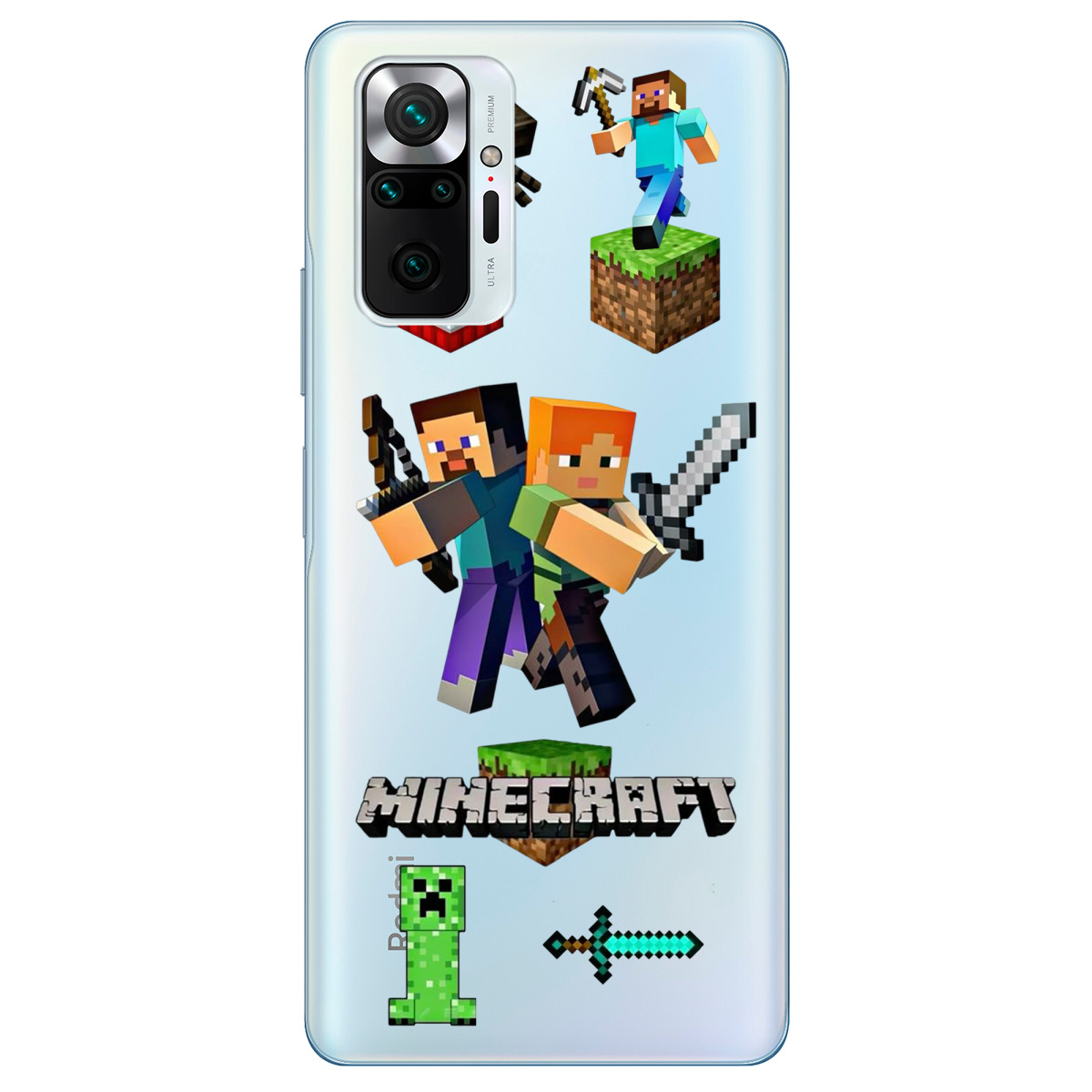 Чохол для Xiaomi Redmi Note 10 Pro Піксельна пригода - фото 1 - Чохли для телефонів