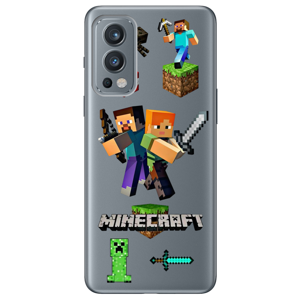 Чехол для OnePlus Nord 2 5G Піксельна пригода - фото 1 - Чехлы для телефонов