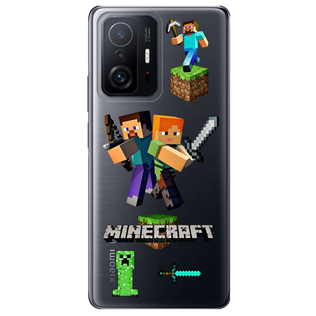 Чохол для Xiaomi 11T Pro Піксельна пригода - фото 1 - Чохли для телефонів