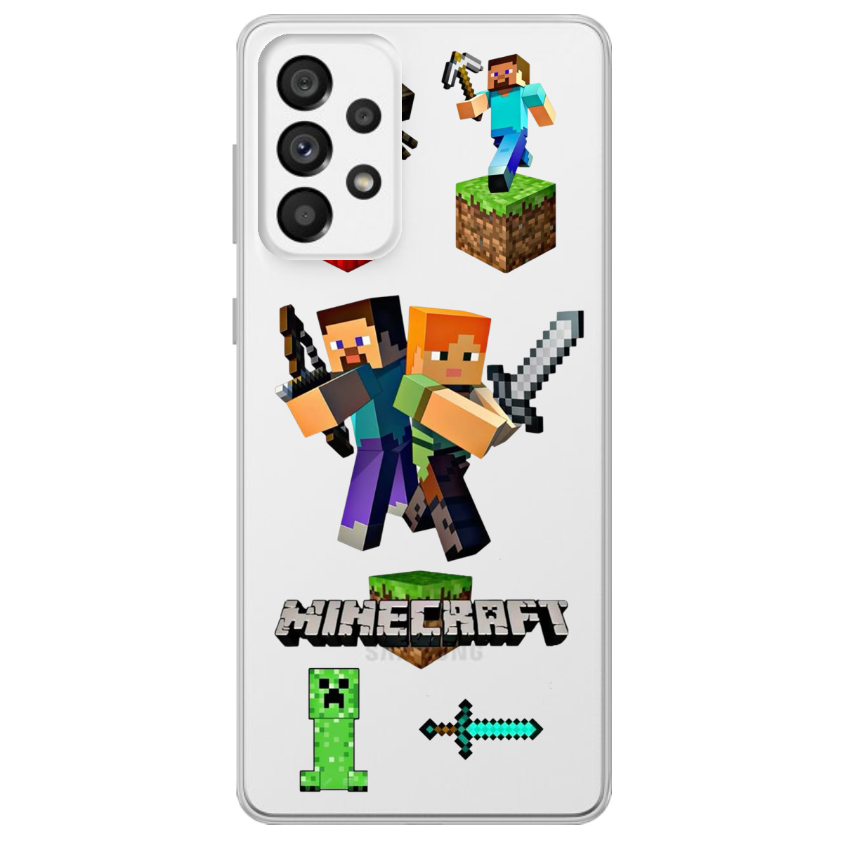 Чехол для Samsung Galaxy A73 Піксельна пригода - фото 1 - Чехлы для телефонов