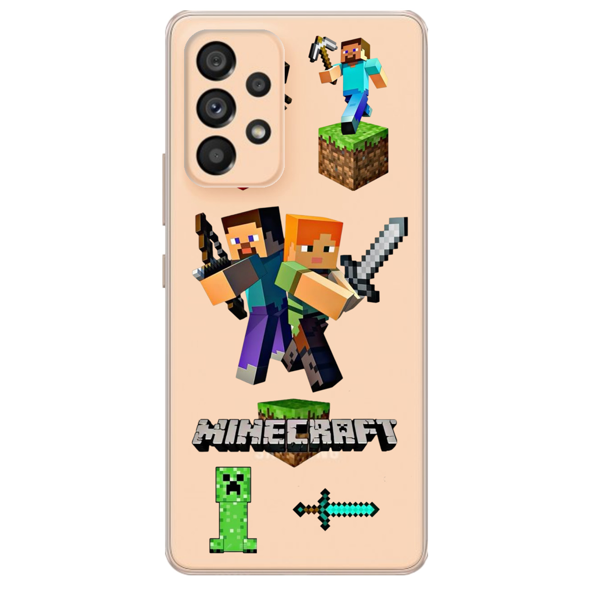 Чохол для Samsung Galaxy A53 Піксельна пригода - фото 1 - Чохли для телефонів