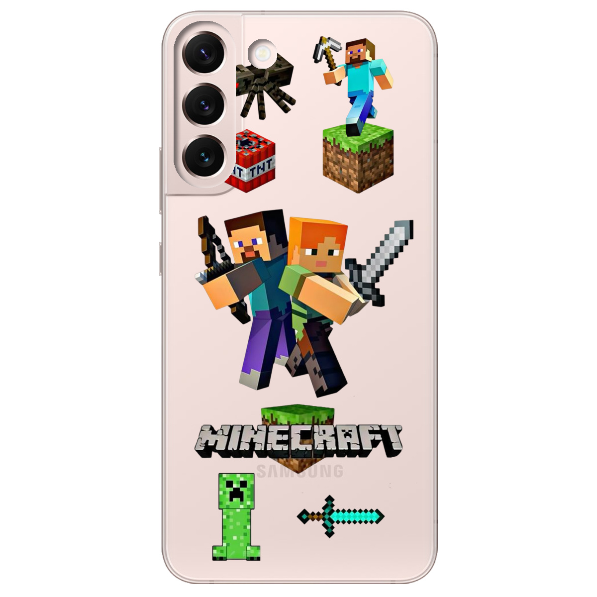 Чехол для Samsung Galaxy S22 Піксельна пригода - фото 1 - Чехлы для телефонов