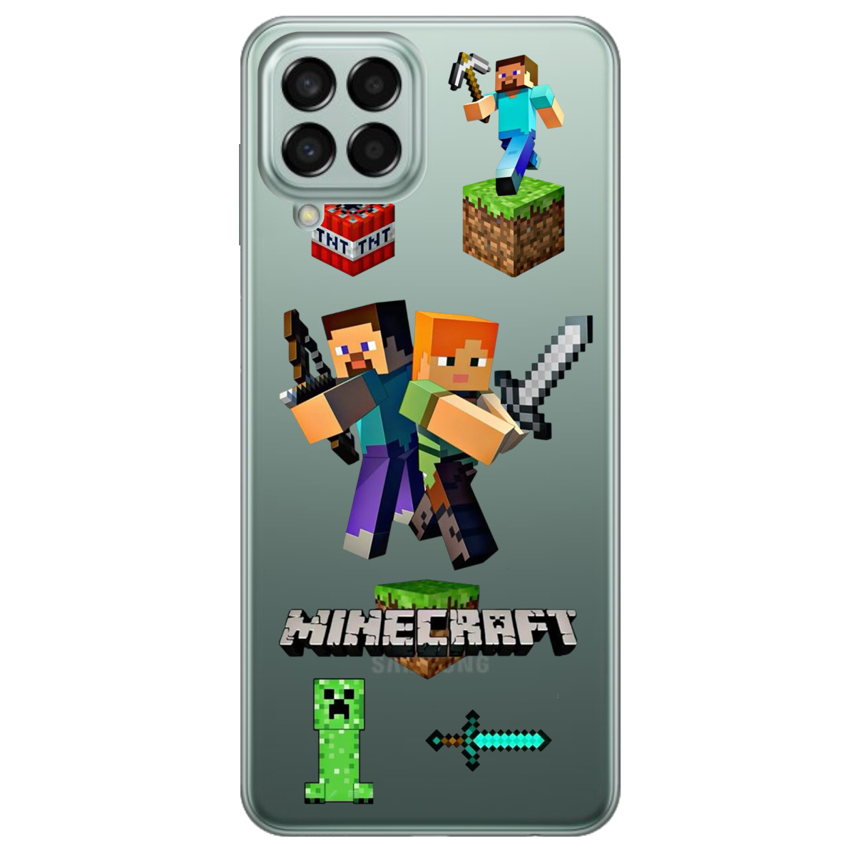 Чехол для Samsung Galaxy M53 Піксельна пригода - фото 1 Чехол для Samsung Galaxy M53 Піксельна пригода - фото 1 - Чехлы для телефонов