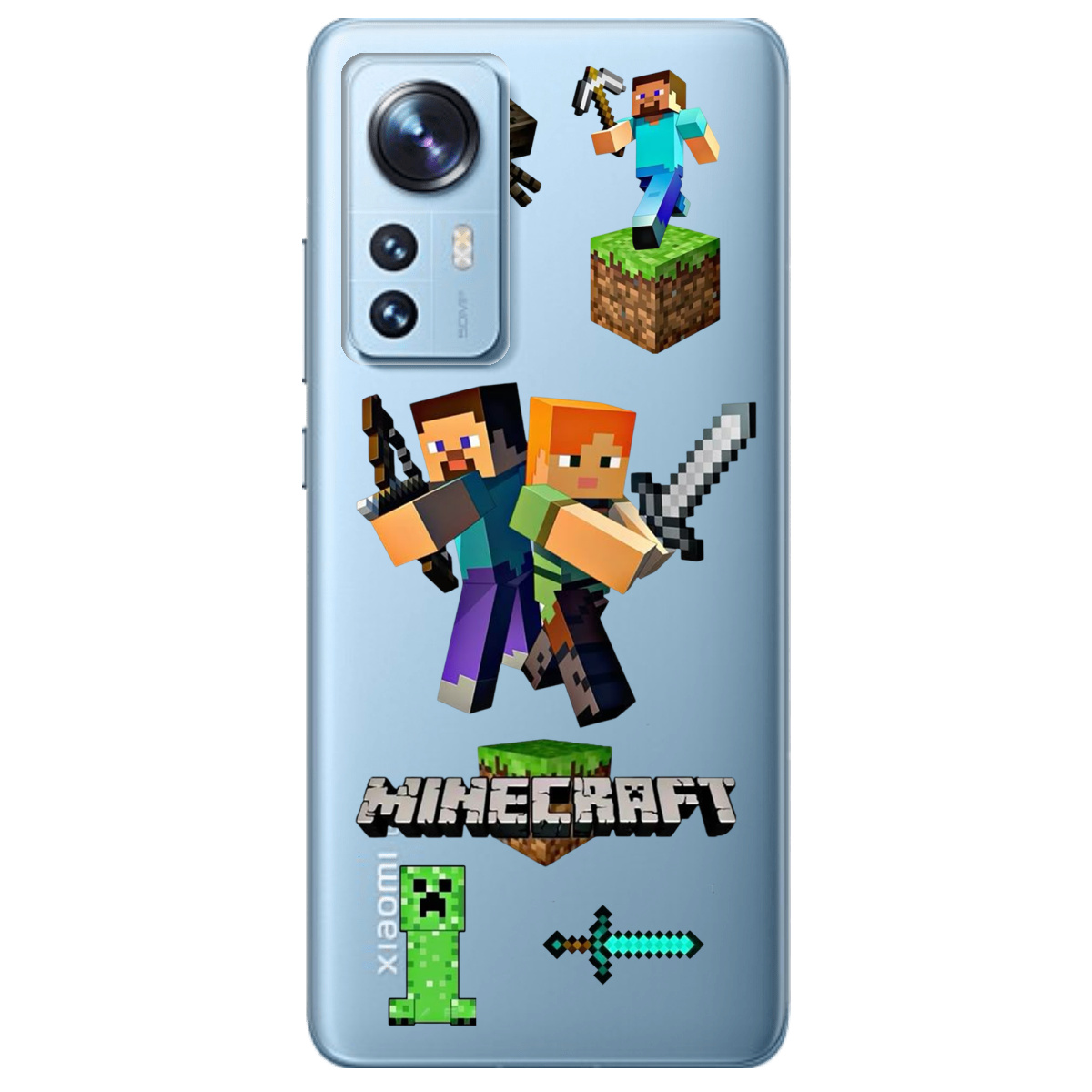 Чохол для Xiaomi 12 Піксельна пригода - фото 1 Чохол для Xiaomi 12 Піксельна пригода - фото 1 - Чохли для телефонів
