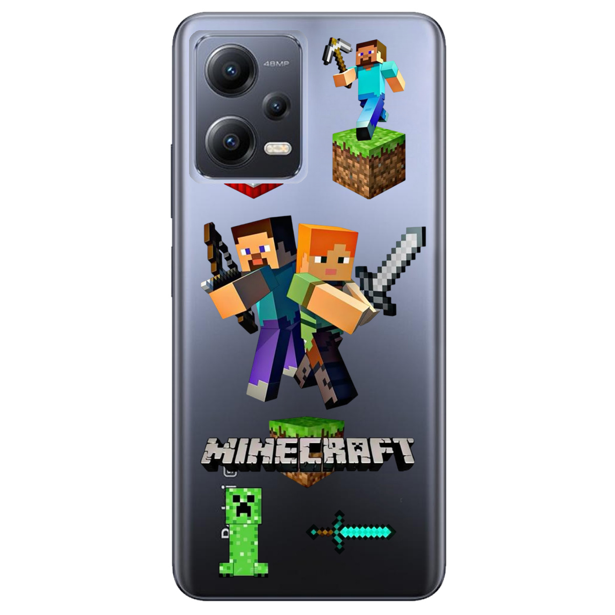 Чехол для Xiaomi Redmi Note 12 5G Піксельна пригода - фото 1 - Чехлы для телефонов