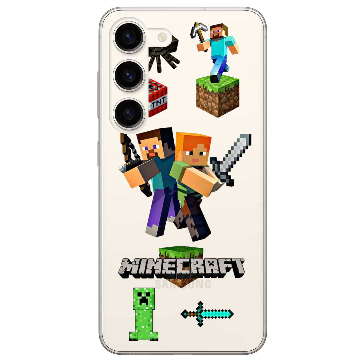 Чехол для Samsung Galaxy S23 Піксельна пригода - фото 1 - Чехлы для телефонов