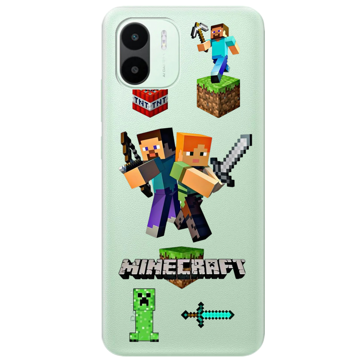Чехол для Xiaomi Redmi A2 Піксельна пригода - фото 1 - Чехлы для телефонов
