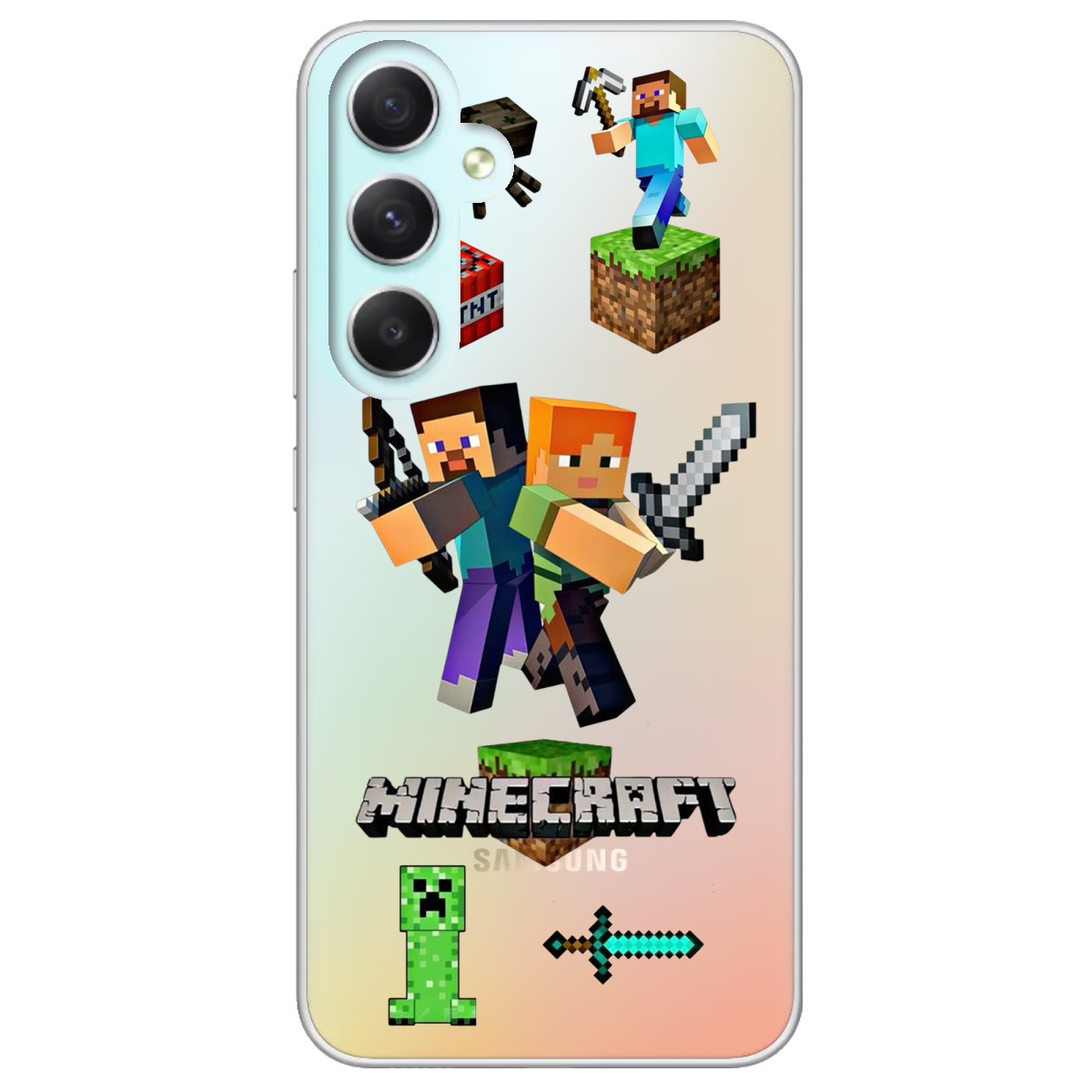Чохол для Samsung Galaxy A34 Піксельна пригода - фото 1 - Чохли для телефонів