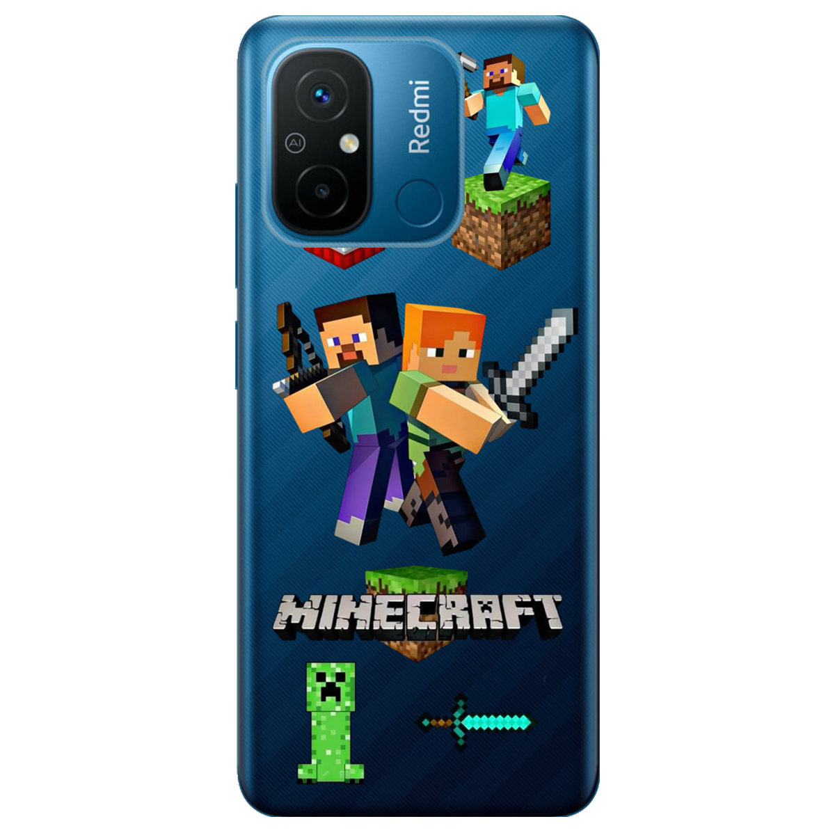 Чехол для Xiaomi Redmi 12C Піксельна пригода - фото 1 Чехол для Xiaomi Redmi 12C Піксельна пригода - фото 1 - Чехлы для телефонов