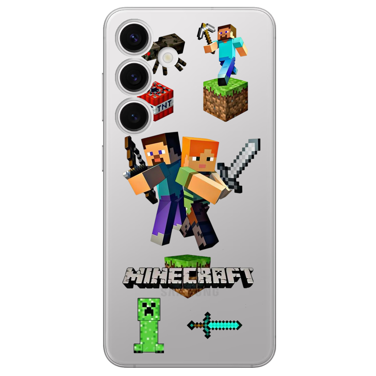 Чохол для Samsung Galaxy S24 Піксельна пригода - фото 1 - Чохли для телефонів