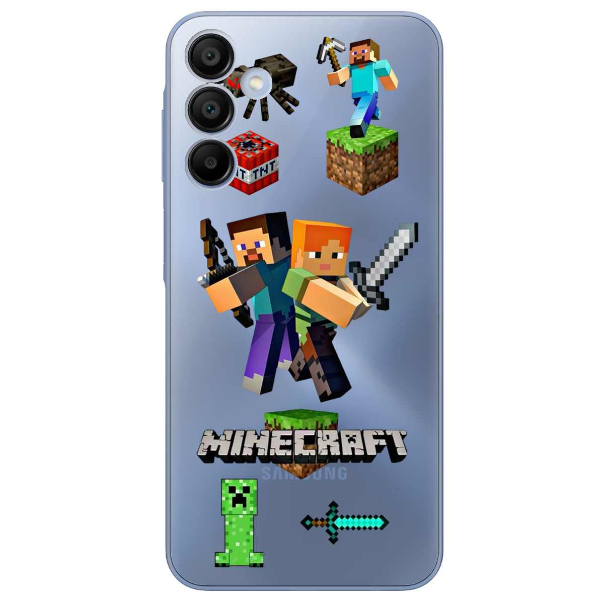 Чохол для Samsung Galaxy A15 Піксельна пригода - фото 1 - Чохли для телефонів