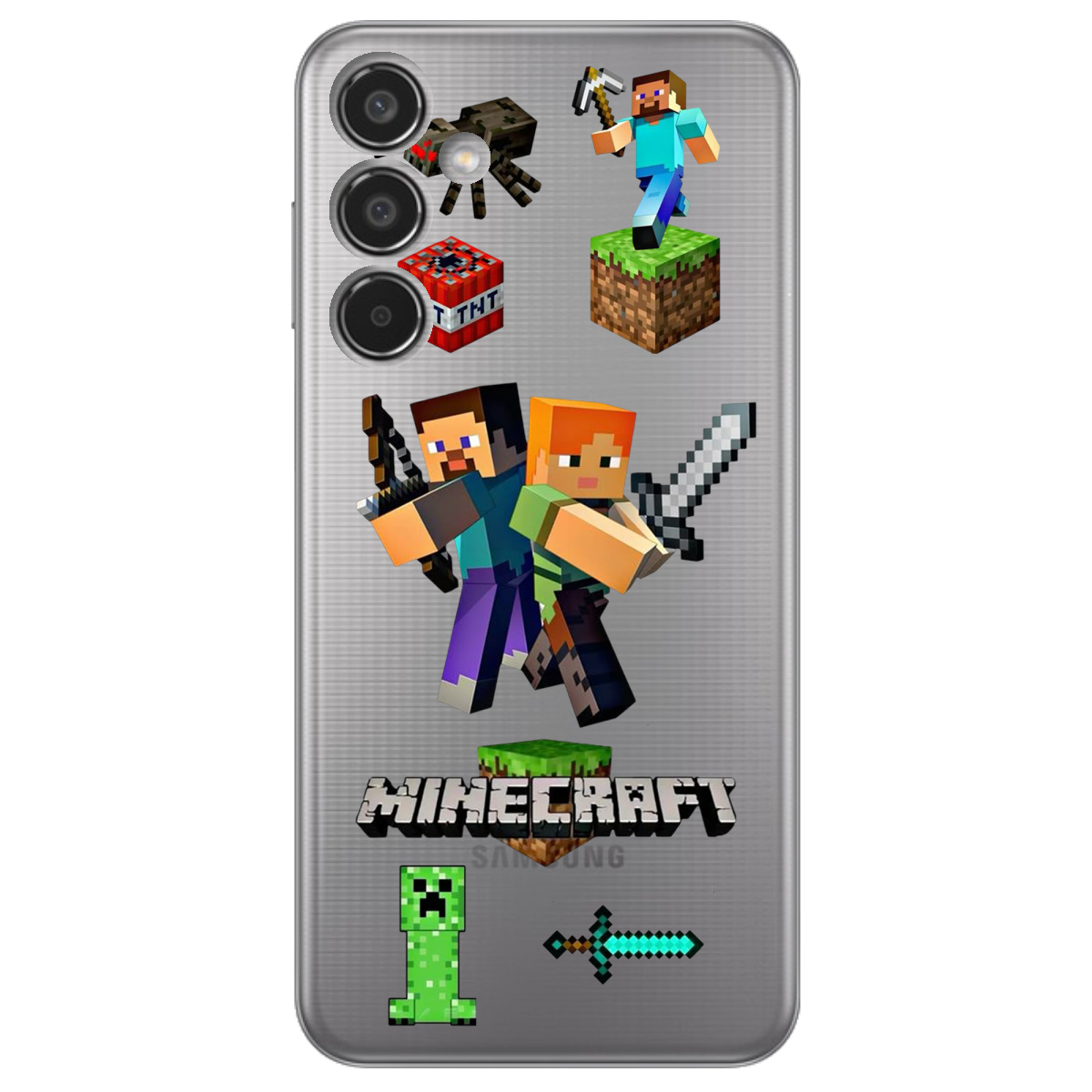Чехол для Samsung Galaxy M35 5G Піксельна пригода - фото 1 - Чехлы для телефонов