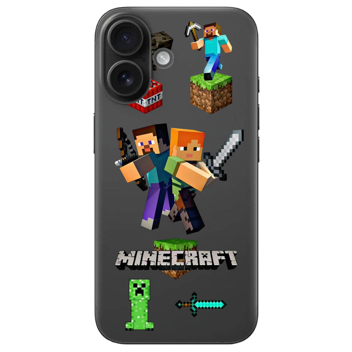 Чохол для Apple iPhone 16 Піксельна пригода - фото 1 - Чохли для телефонів