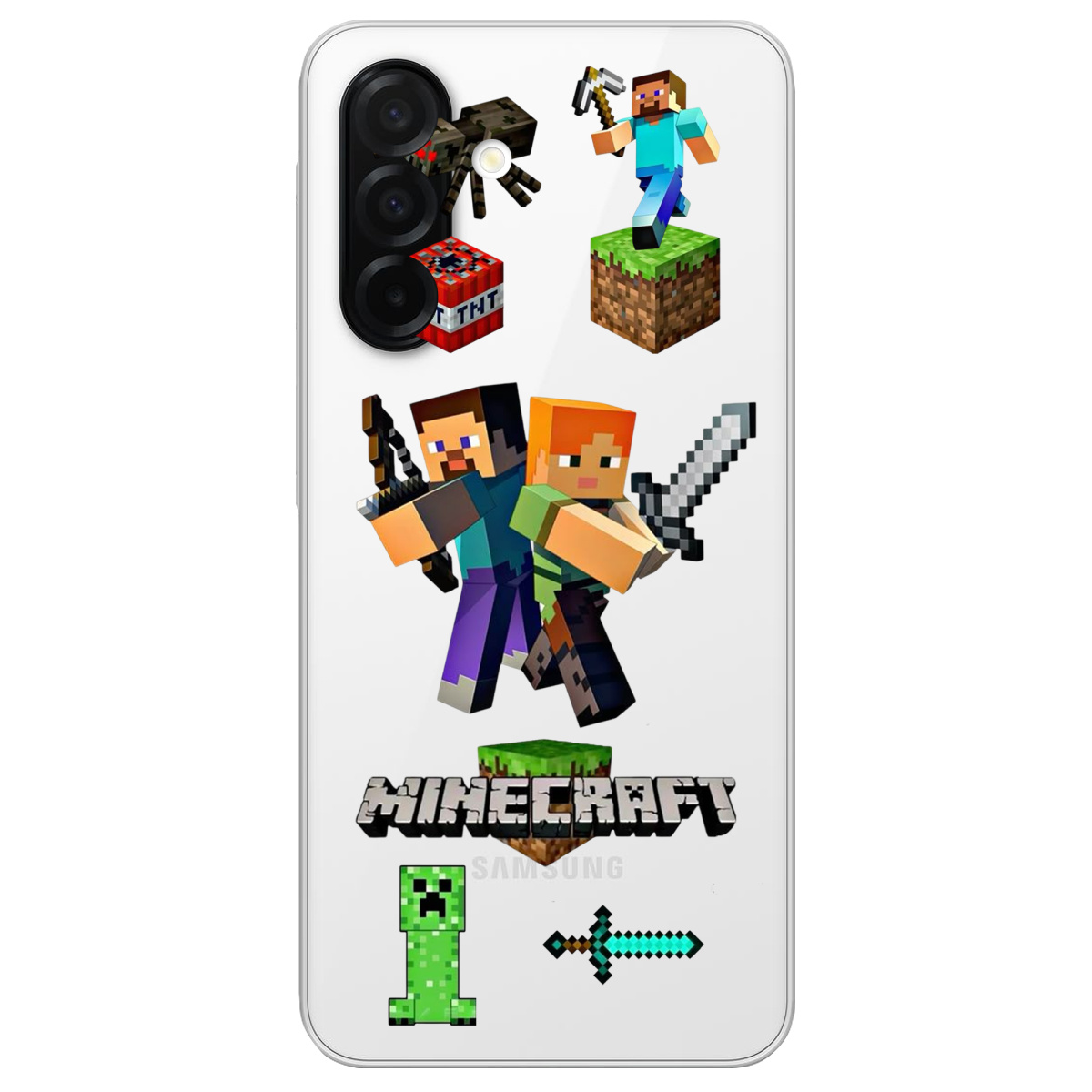 Чехол для Samsung Galaxy A26 5G Піксельна пригода - фото 1 - Чехлы для телефонов