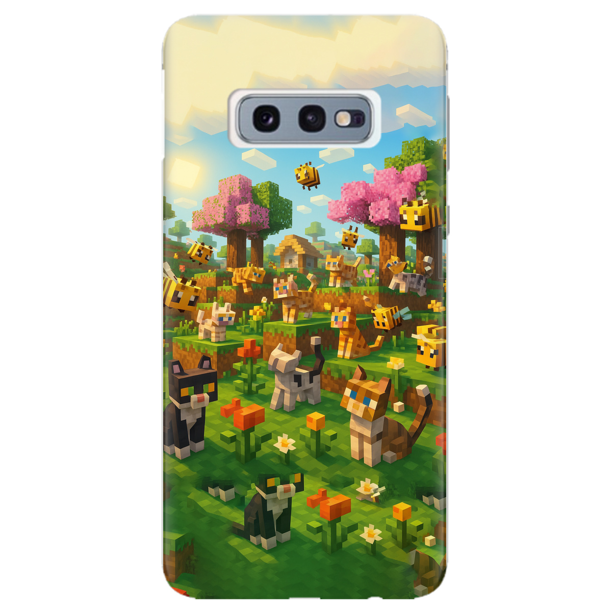 Чехол для Samsung Galaxy S10e Піксельні герої - фото 1 Чехол для Samsung Galaxy S10e Піксельні герої - фото 1 - Чехлы для телефонов