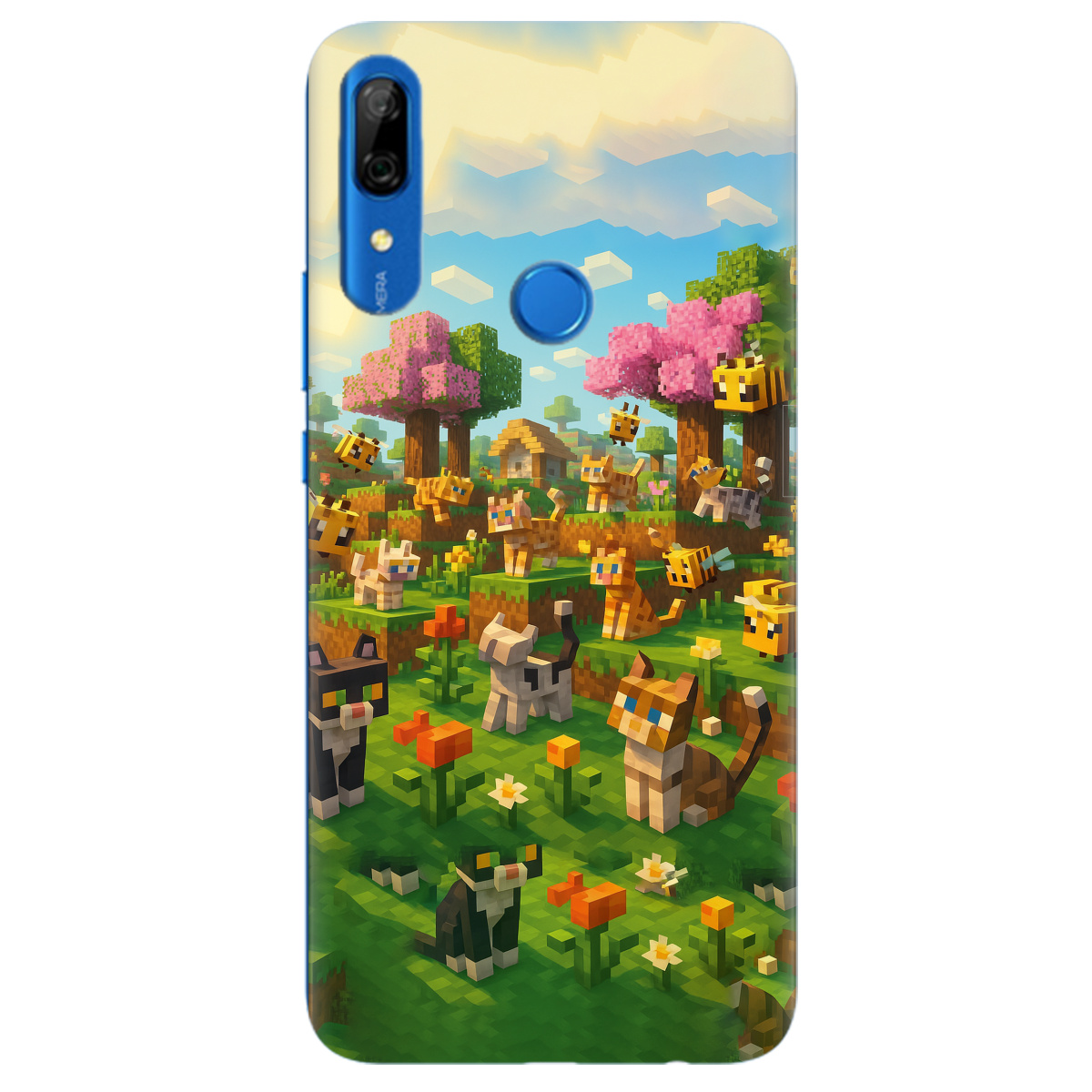 Чехол для Huawei P Smart Z Піксельні герої - фото 1 - Чехлы для телефонов