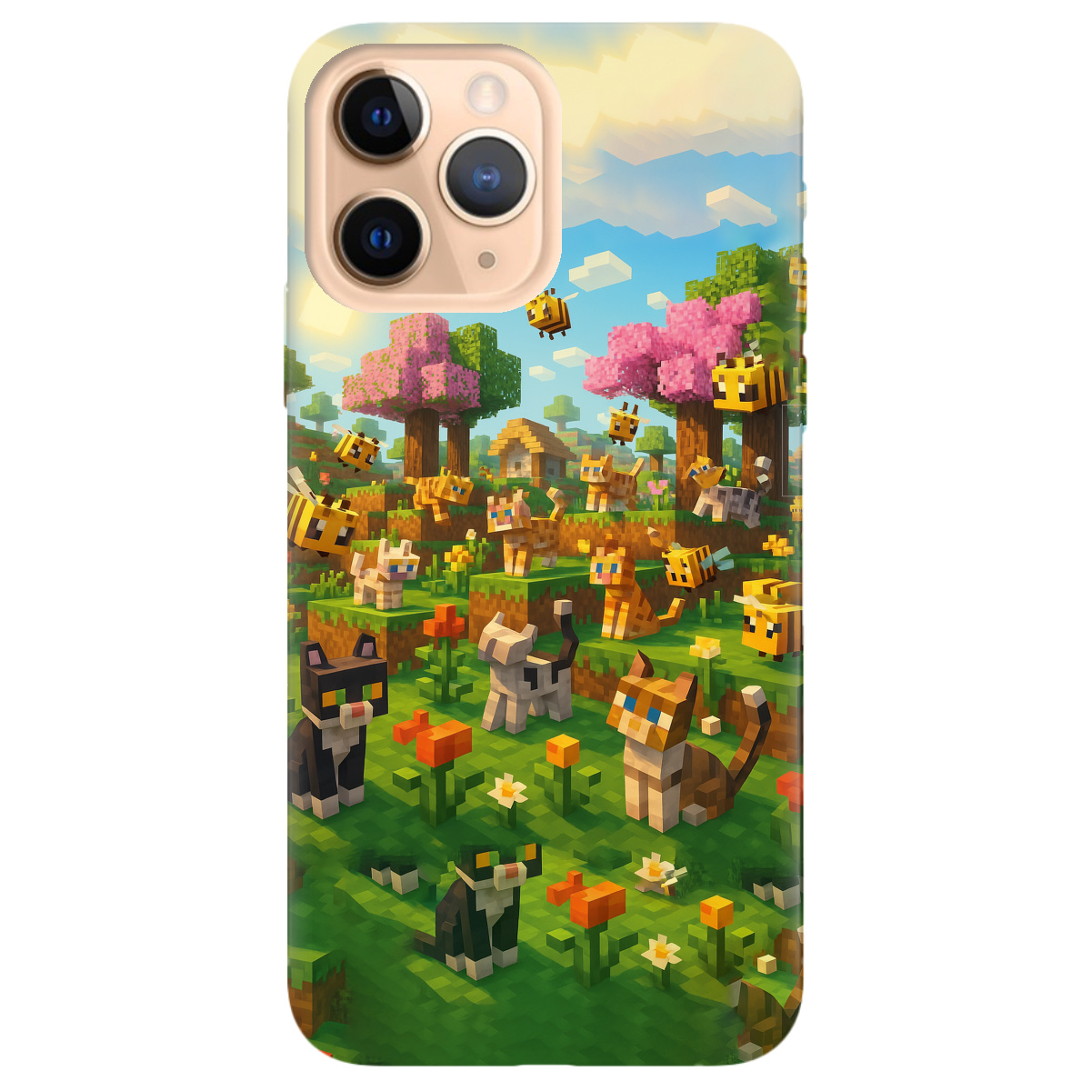 Чохол для Apple iPhone 11 Pro Піксельні герої - фото 1 - Чохли для телефонів