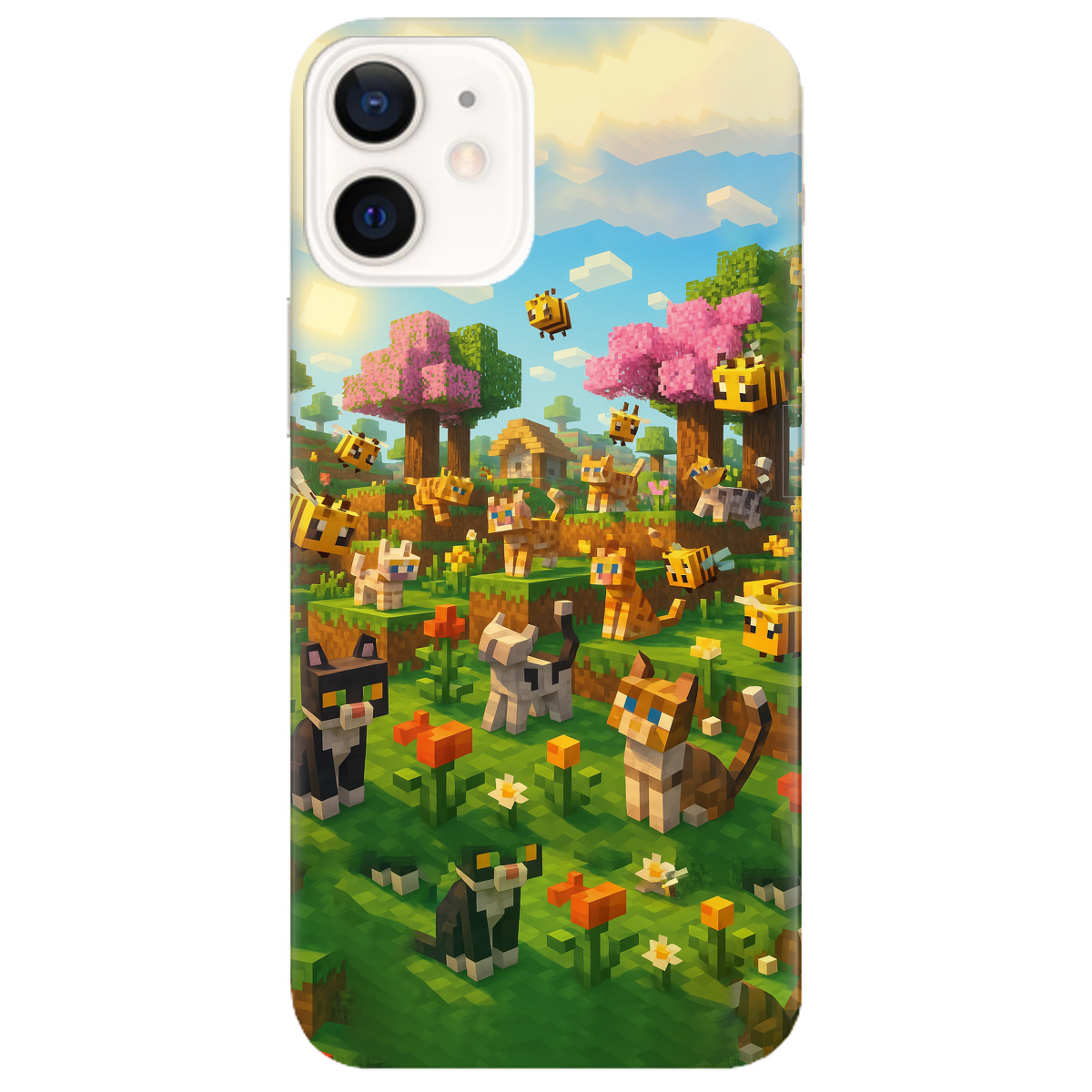 Чехол для Apple iPhone 12 Піксельні герої - фото 1 Чехол для Apple iPhone 12 Піксельні герої - фото 1 - Чехлы для телефонов