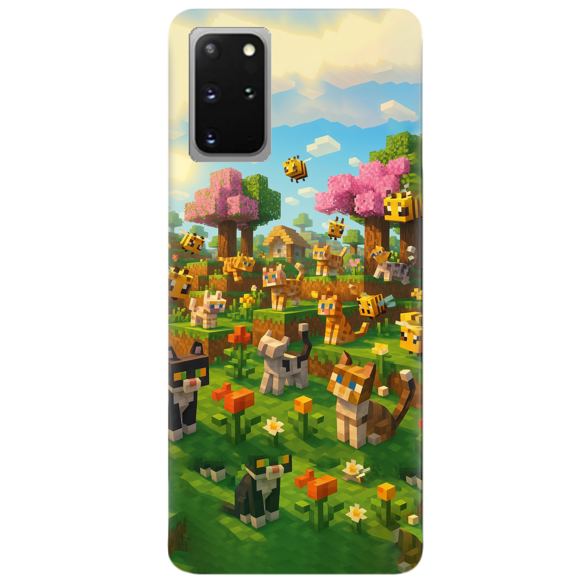Чехол для Samsung Galaxy S20 Plus Піксельні герої - фото 1 Чехол для Samsung Galaxy S20 Plus Піксельні герої - фото 1 - Чехлы для телефонов