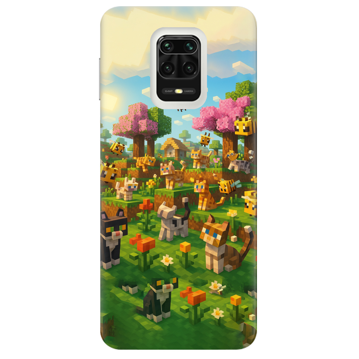 Чохол для Xiaomi Redmi Note 9s Піксельні герої - фото 1 Чохол для Xiaomi Redmi Note 9s Піксельні герої - фото 1 - Чохли для телефонів