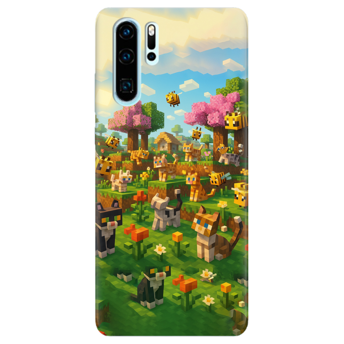 Чехол для Huawei P30 Pro Піксельні герої - фото 1 Чехол для Huawei P30 Pro Піксельні герої - фото 1 - Чехлы для телефонов