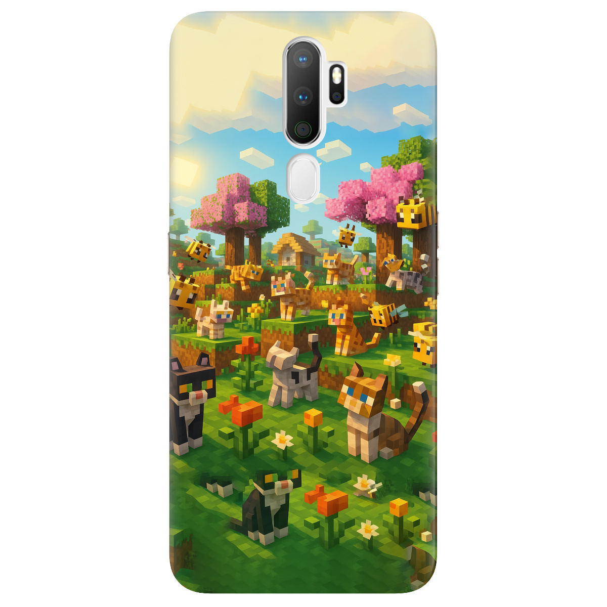 Чехол для Oppo A5 2020/A9 2020 Піксельні герої - фото 1 - Чехлы для телефонов