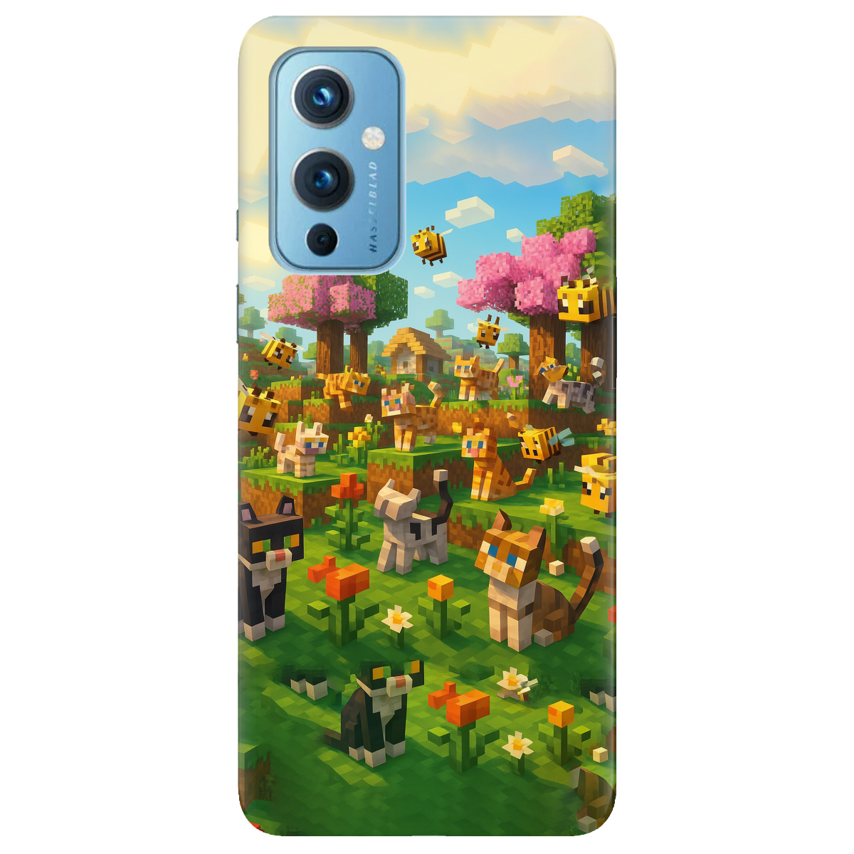 Чохол для OnePlus 9 (азіатська версія) Піксельні герої - фото 1 - Чохли для телефонів
