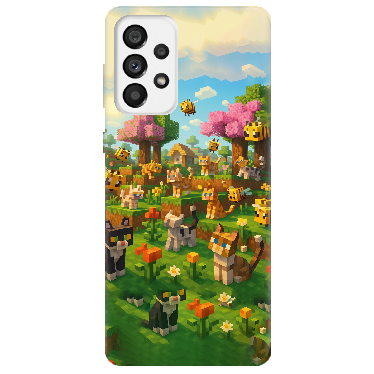 Чехол для Samsung Galaxy A73 Піксельні герої - фото 1 Чехол для Samsung Galaxy A73 Піксельні герої - фото 1 - Чехлы для телефонов