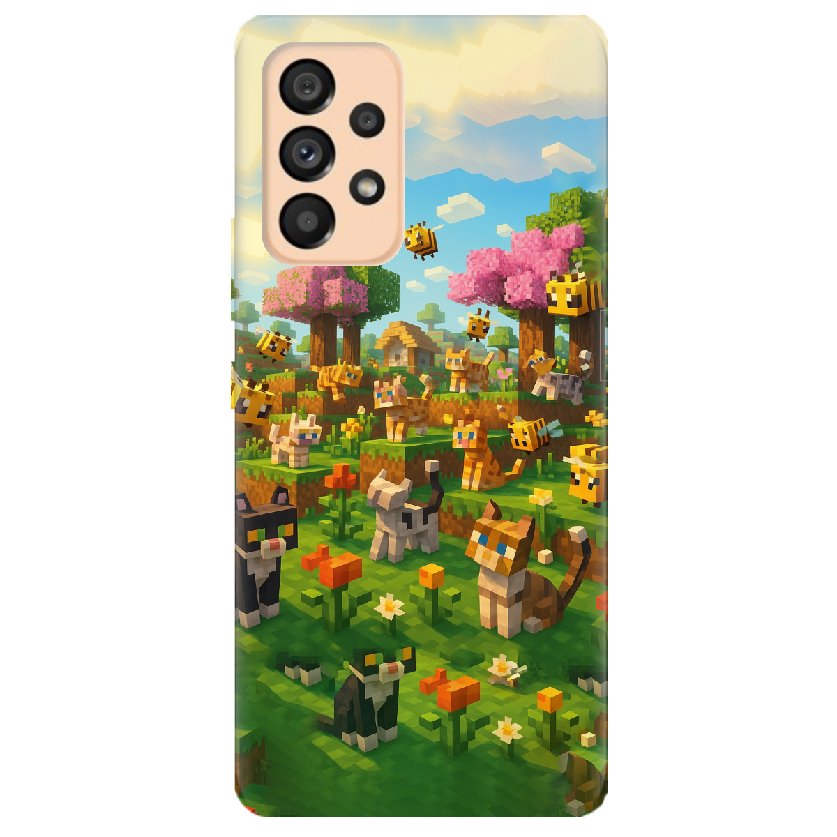 Чохол для Samsung Galaxy A53 Піксельні герої - фото 1 - Чохли для телефонів