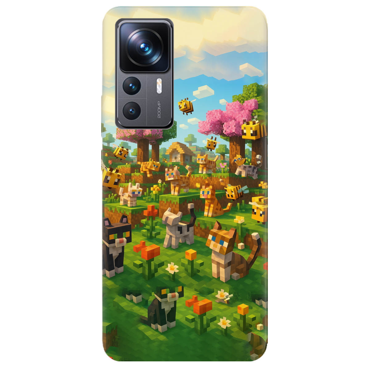 Чехол для Xiaomi 12T Піксельні герої - фото 1 - Чехлы для телефонов