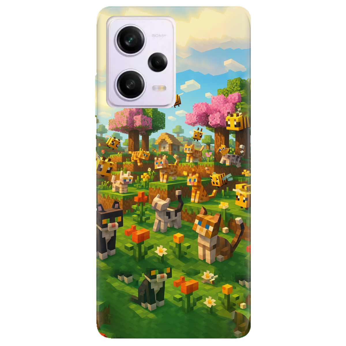 Чехол для Xiaomi Redmi Note 12 Pro 5G Піксельні герої - фото 1 - Чехлы для телефонов